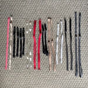 Bundle Variety of Different Detachable Bra & Cami Adjustable Straps